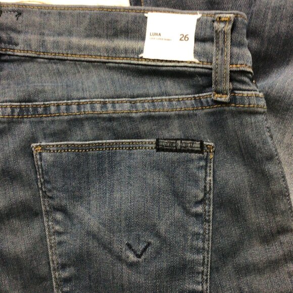 Hudson Luna Crop Super Skinny Embellished Jeans - Picture 6 of 13